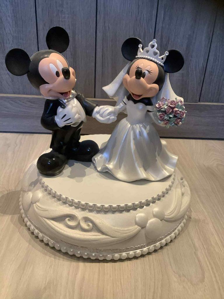 Grande statue disney mickey minnie mariage, Verzamelen, Ophalen of Verzenden, Zo goed als nieuw