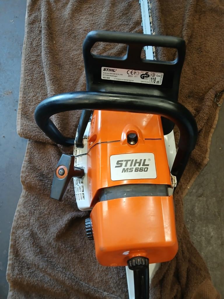 Stihl ms 660, Ophalen