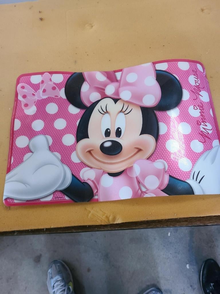 placemat minnie mouse, Huis en Inrichting, Keuken | Textiel, Ophalen of Verzenden, Zo goed als nieuw, Placemat