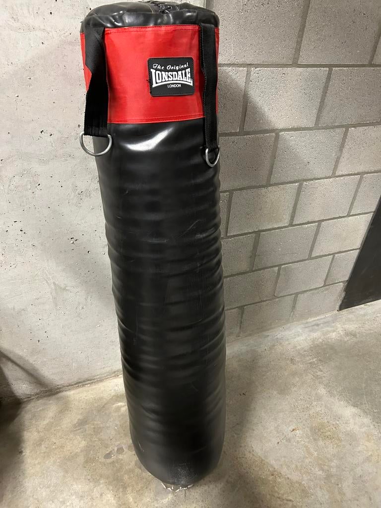 Sac de frappe et support 140cm, Enlèvement, Comme neuf