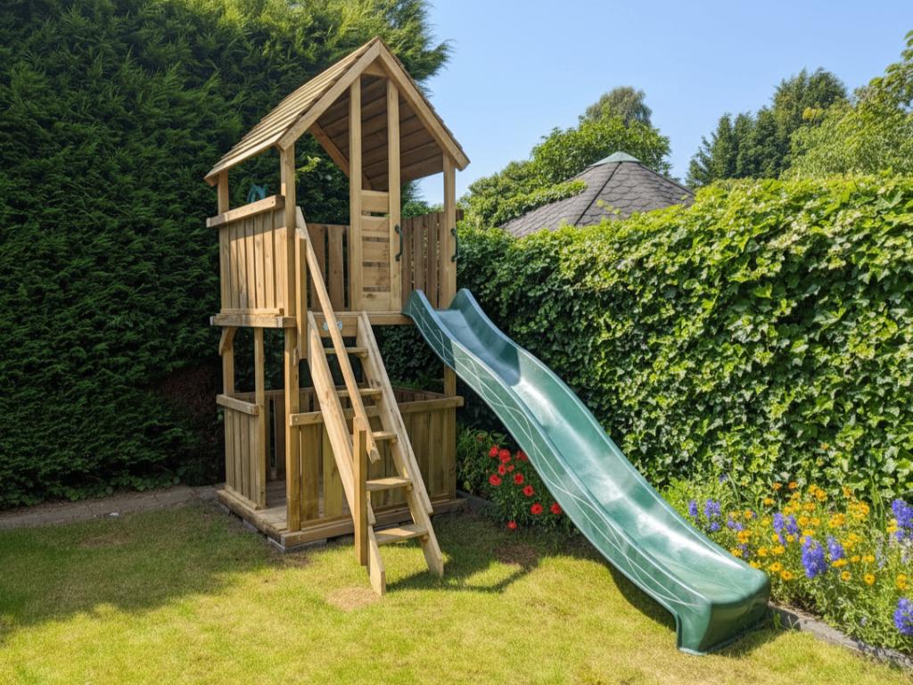 Speeltoestel – Zandbak – Schommels - Glijbaan, Kinderen en Baby's, Speelgoed | Buiten | Speeltoestellen, Ophalen of Verzenden