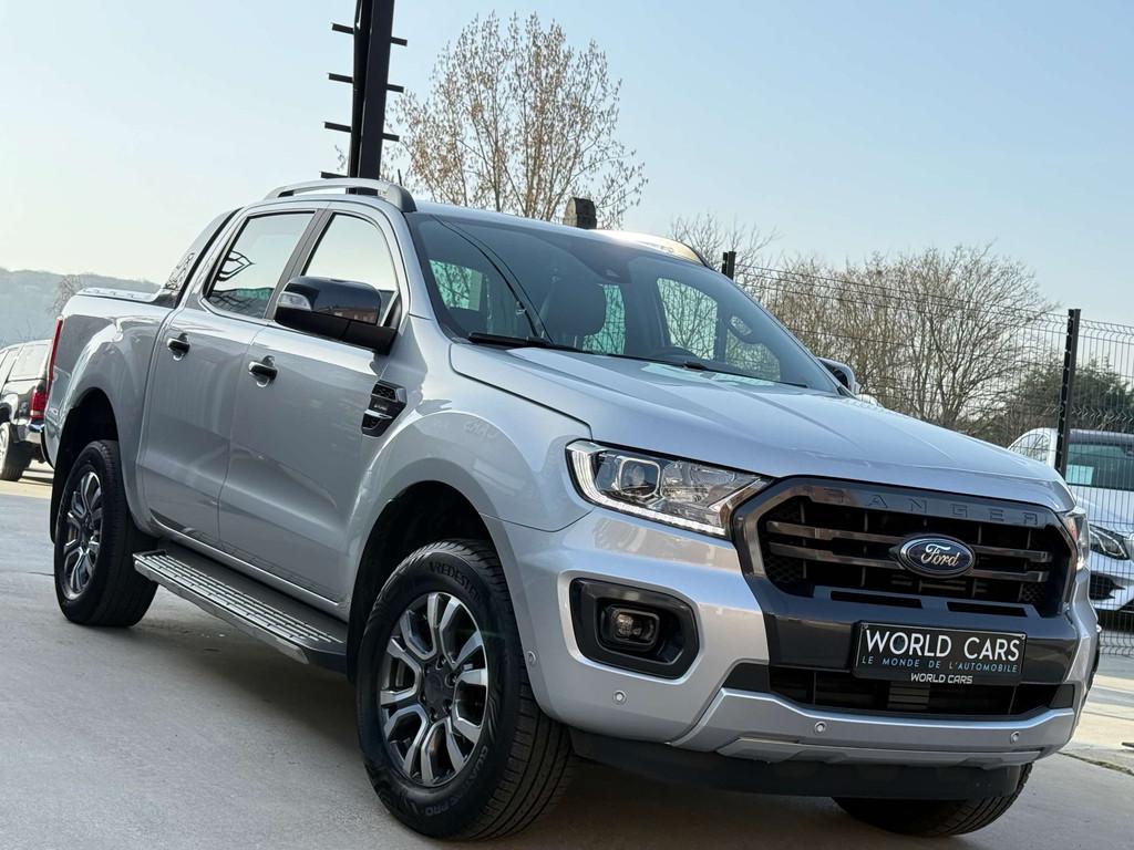 Ford Ranger 2.0D WILDTRAK TVAC*BTWIN DISTRO CAMERA LINE ASS., Autos, Ford, Argent ou Gris, Alarme, Entreprise, 254 g/km