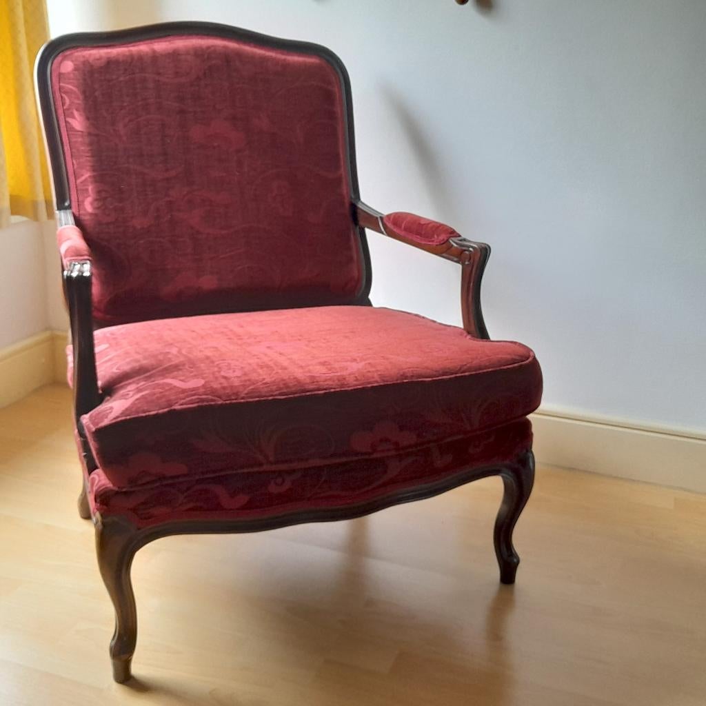 zetel stof, Huis en Inrichting, Zetels | Zetels, Ophalen, Eenpersoons, Klassiek, 75 tot 100 cm