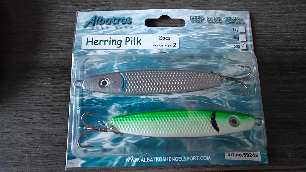 Pilkers voor haring/zeebaars/makreel, Ophalen, Nieuw