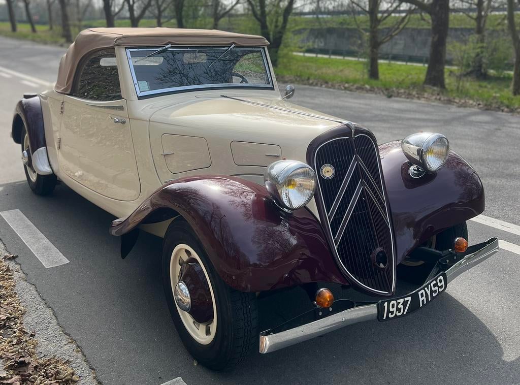 Citroën 7C Traction Cabriolet Mersch 1936, Achat, Boîte manuelle, Beige, 2 portes