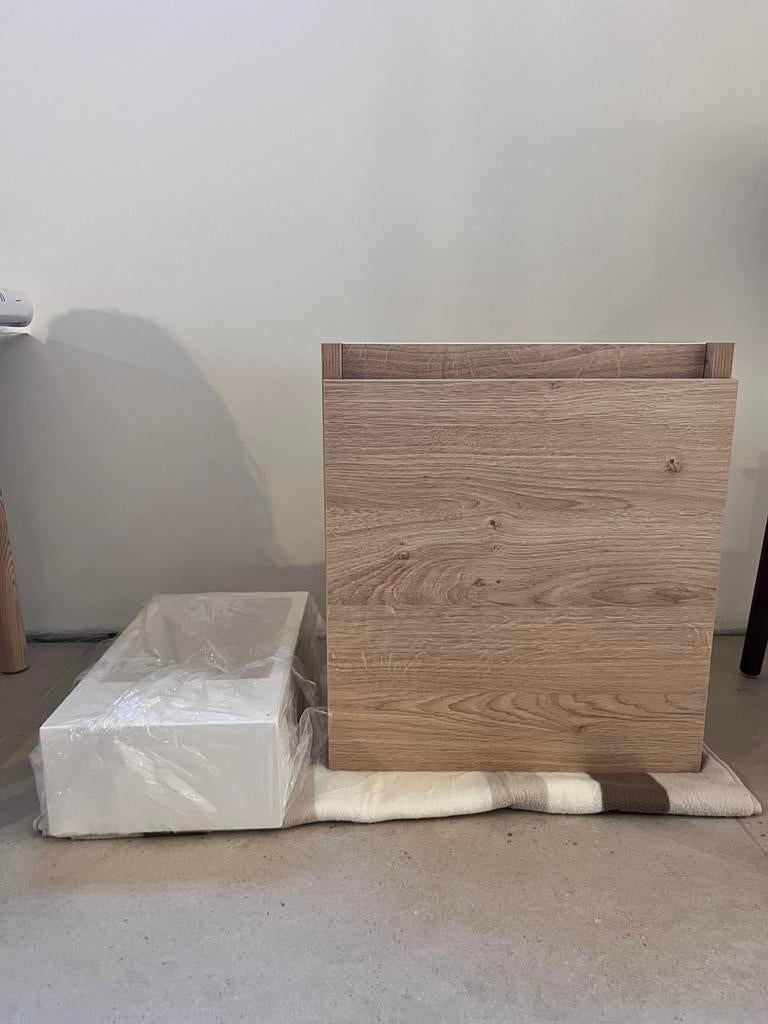 Handenwasser met kastje, Doe-het-zelf en Bouw, Sanitair, Ophalen, Nieuw