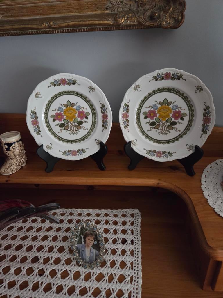 Antieke schotels van winterling, Ophalen of Verzenden