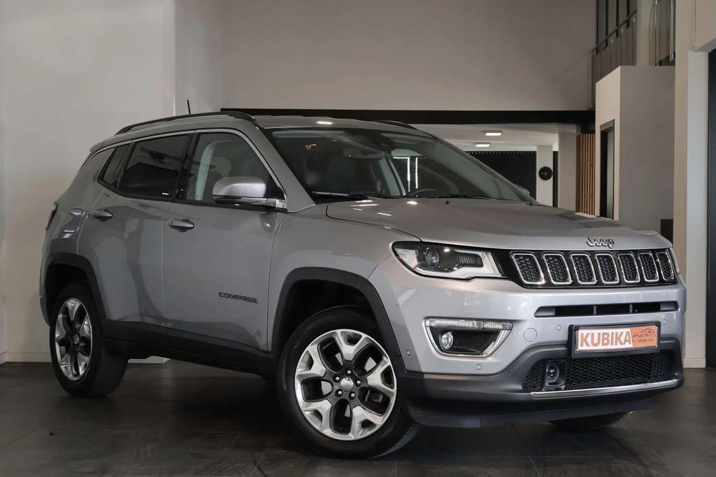 Jeep Compass Compass 1.4 Turbo 4x4 Limited BEATS Garantie, Auto's, Automaat, Gebruikt, 4 cilinders, Bedrijf