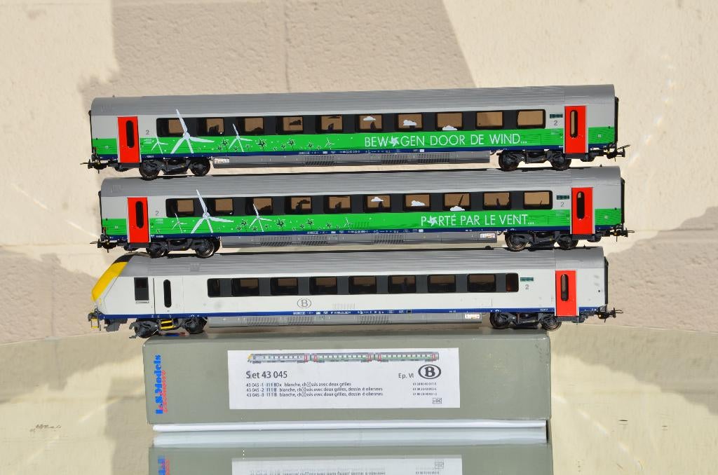 L.S.Models 43045 DC-SNCB-type 3x I11 Bpm auto (piloot), Hobby en Vrije tijd, Modeltreinen | H0, Ophalen of Verzenden, Zo goed als nieuw