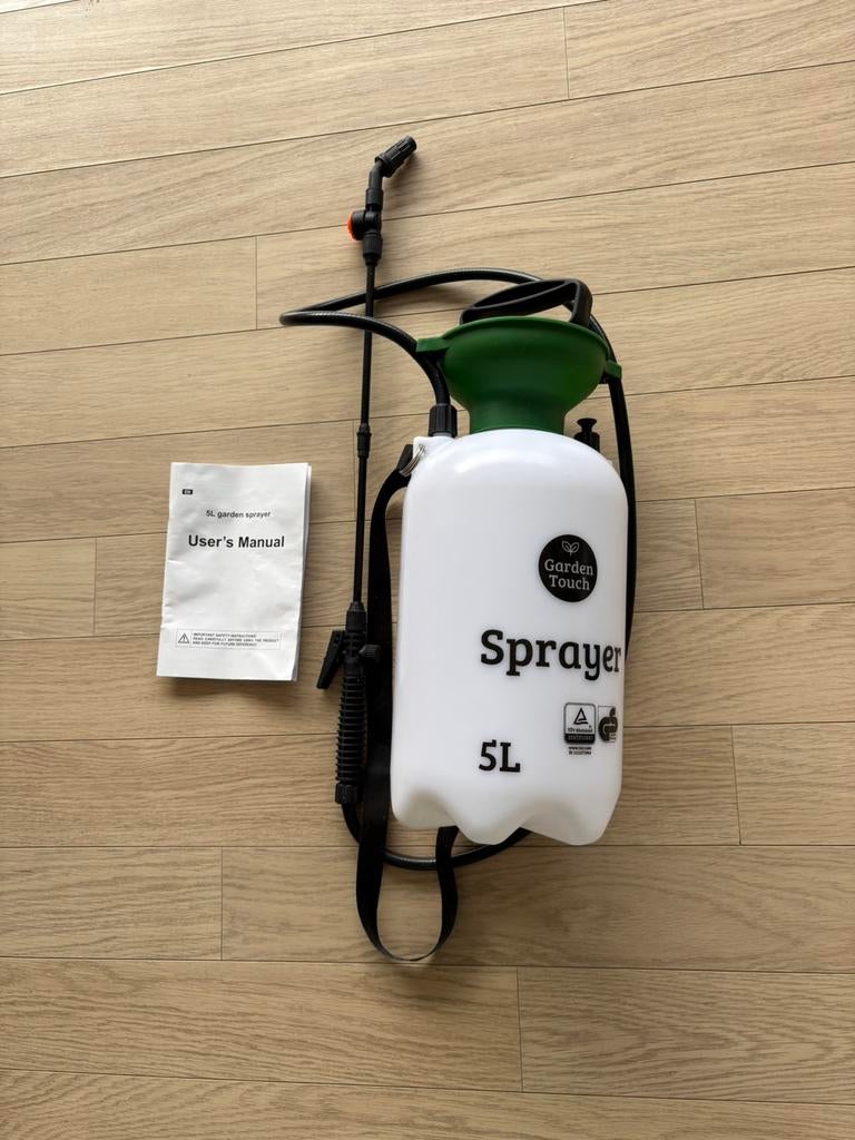 Pulvérisateur à pression 5L — Garden Touch, Jardin & Terrasse, Outils à main, Comme neuf, Enlèvement ou Envoi