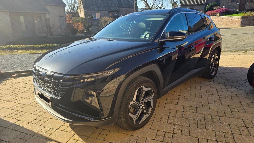 Hyundai Tucson plug-in, Auto's, Automaat, Zwart, Leder, Dealer onderhouden