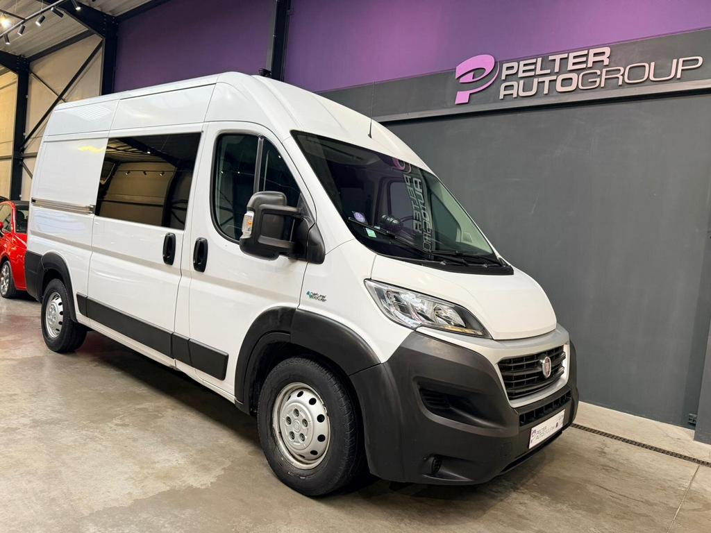 Fiat Ducato Multicab. 6 Zit Benzine CNG Lichtevr., Autos, Euro 6, Electronic Stability Program (ESP), Tissu, 6 places