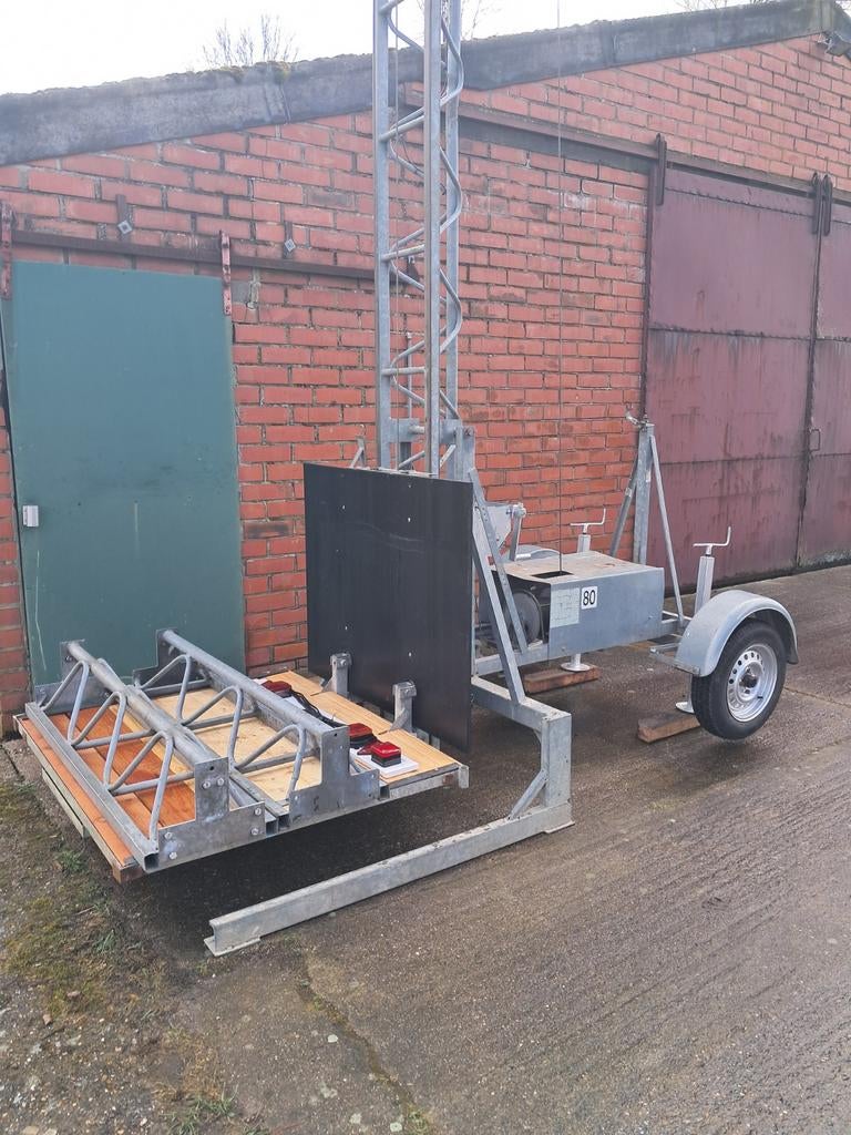 Bouwlift 220v 9m volledig vernieuwd draadloos, Doe-het-zelf en Bouw, Ophalen, Bouwlift