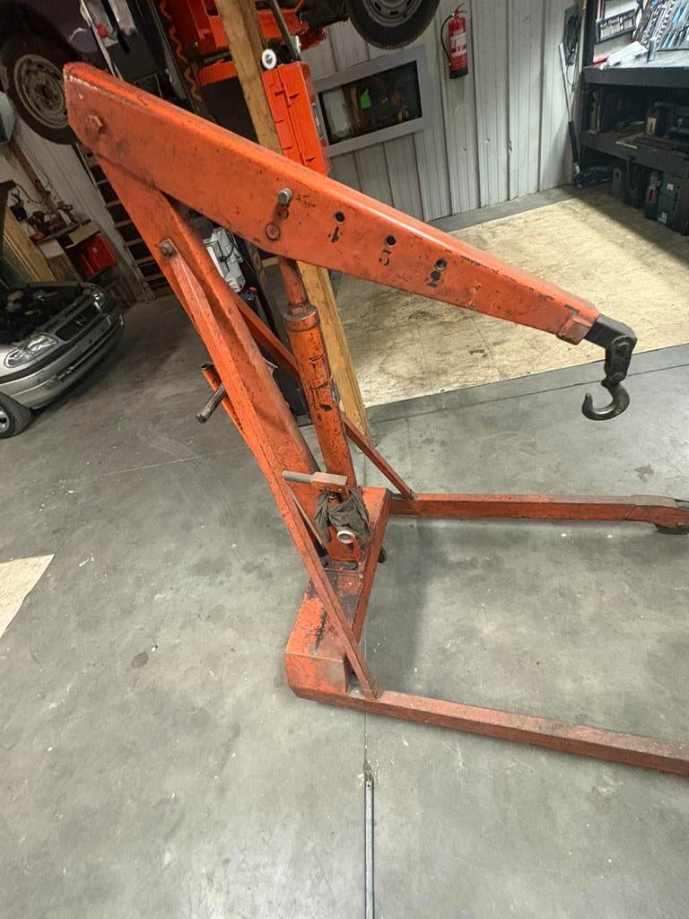 Motor giraf, Doe-het-zelf en Bouw, Lieren en Takels, Ophalen, Gebruikt