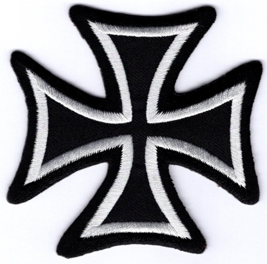 Iron Cross stoffen opstrijk patch embleem #2, Envoi, Neuf