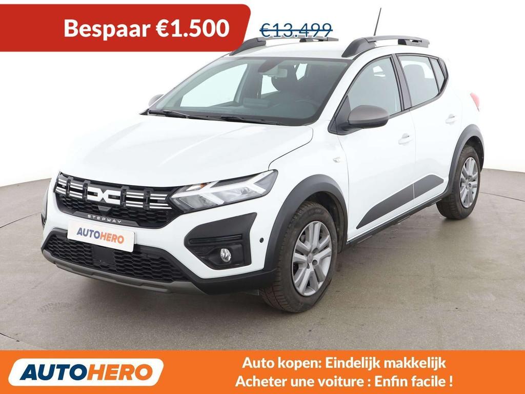 Dacia Sandero 1.0 TCe Stepway Expression (bj 2023), Auto's, Voorwielaandrijving, Stof, Gebruikt, 91 pk