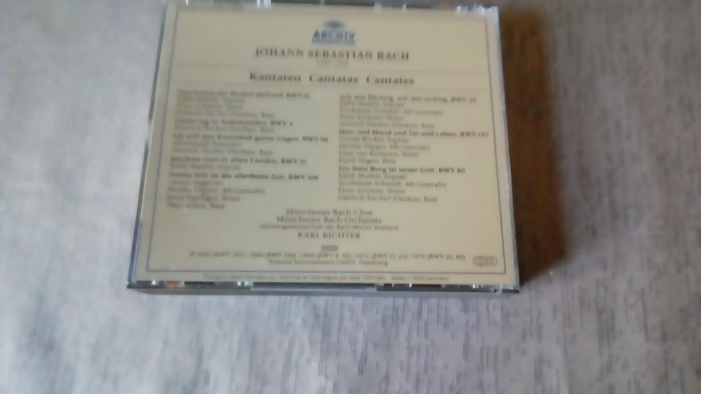 CD. Bach Kantaten. Karl Richter., Ophalen, Zo goed als nieuw