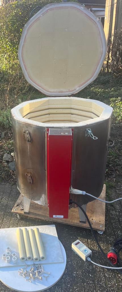 Keramiekoven Gare Drijfkracht 3-fase 160l 1260 C, Hobby en Vrije tijd, Pottenbakken, Ophalen