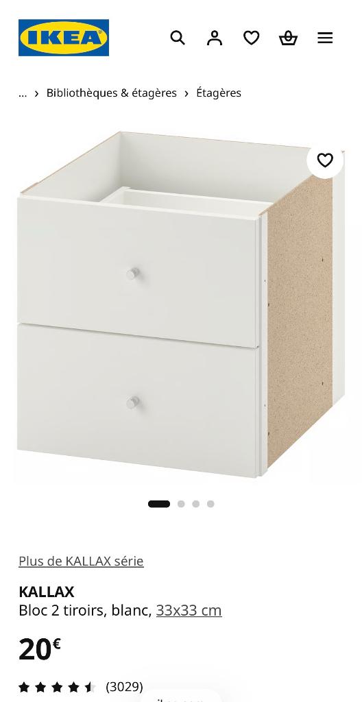 Tiroir Kallax, Maison & Meubles, Enlèvement, Neuf