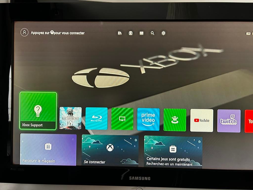 TV Samsung 37“ + Xbox One 1To + …, Enlèvement, Utilisé