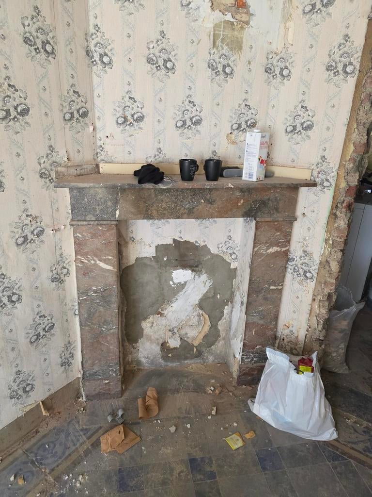 Marmeren schouw, Enlèvement