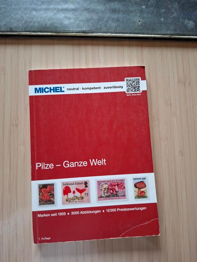 Postzegelcatalogus paddestoelen, Ophalen