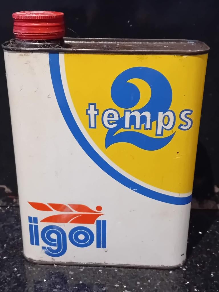 Zeldzaam olieblik IGOL 2 temps, Verzamelen, Ophalen of Verzenden, Zo goed als nieuw