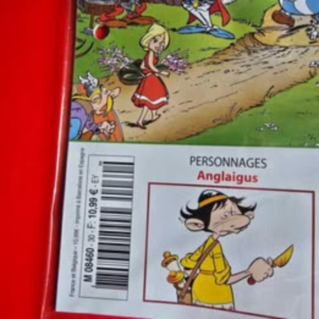Plateau en carton village Asterix et camp Romain + livre n3, Enlèvement, Neuf