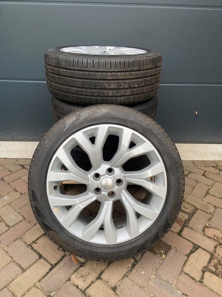 Range Rover Sport L405, L494 velgen+All Season banden 21 ", Auto-onderdelen, Banden en Velgen, Ophalen, Gebruikt, 275 mm, 21 inch