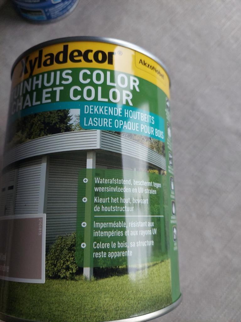 Lasure opaque pour bois + laque bois 3 BOITES NEUVES !!!!, Bricolage & Construction, Enlèvement ou Envoi, Neuf, Noir, Lasure