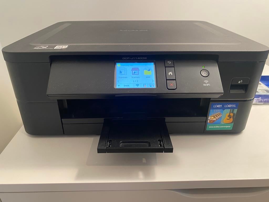 Brother DCP J1140 DW, Computers en Software, Printers, Kleur printen, Printer, Inkjetprinter, Zo goed als nieuw