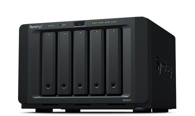 Synology DiskStation DS1517+ (8GB ram), Computers en Software, Harde schijven, Ophalen of Verzenden, Zo goed als nieuw, Synology