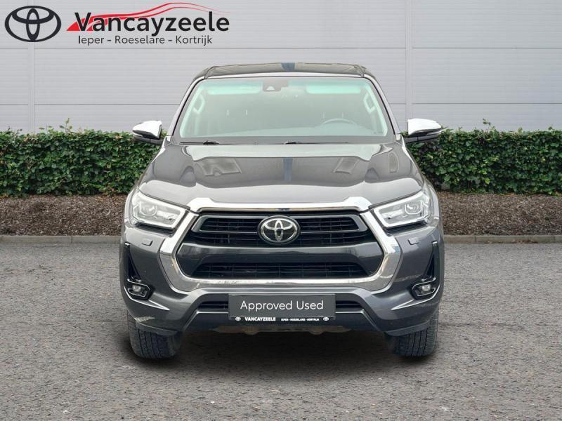 Toyota Hilux Lounge 40496 + BTW, Autos, Toyota, Argent ou Gris, Achat, Noir, Diesel