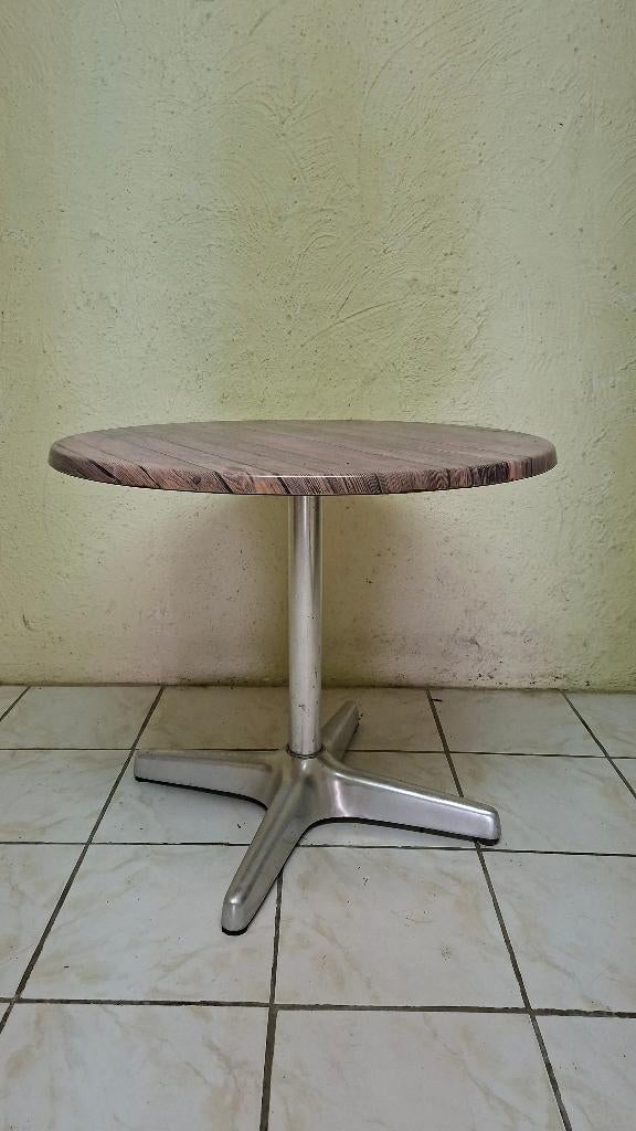 Terrastafels horeca terrasstoelen korting, Enlèvement, Comme neuf, Rond, Aluminium