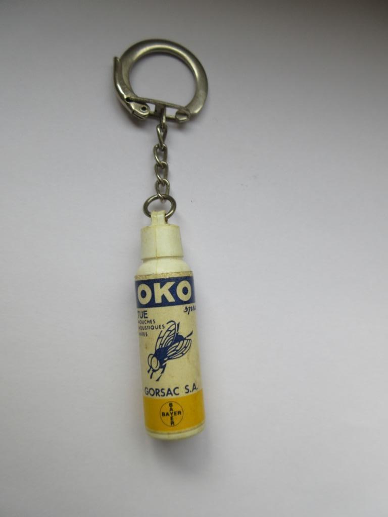porte-clés vintage OKO BAYER collection, Enlèvement