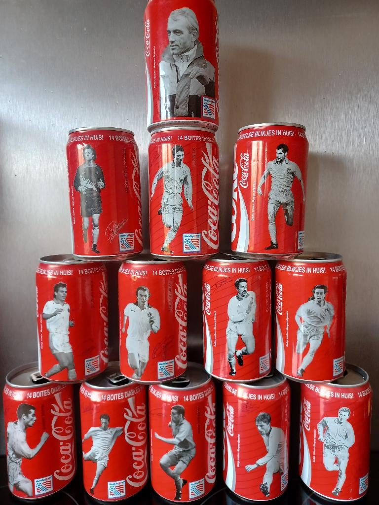 13 colablikjes RODE DUIVELS // World Cup USA 1994 //, Verzamelen, Ophalen of Verzenden