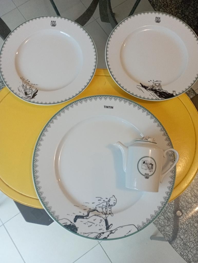 Vaisselle Tintin tbe, Collections, Envoi, Tintin