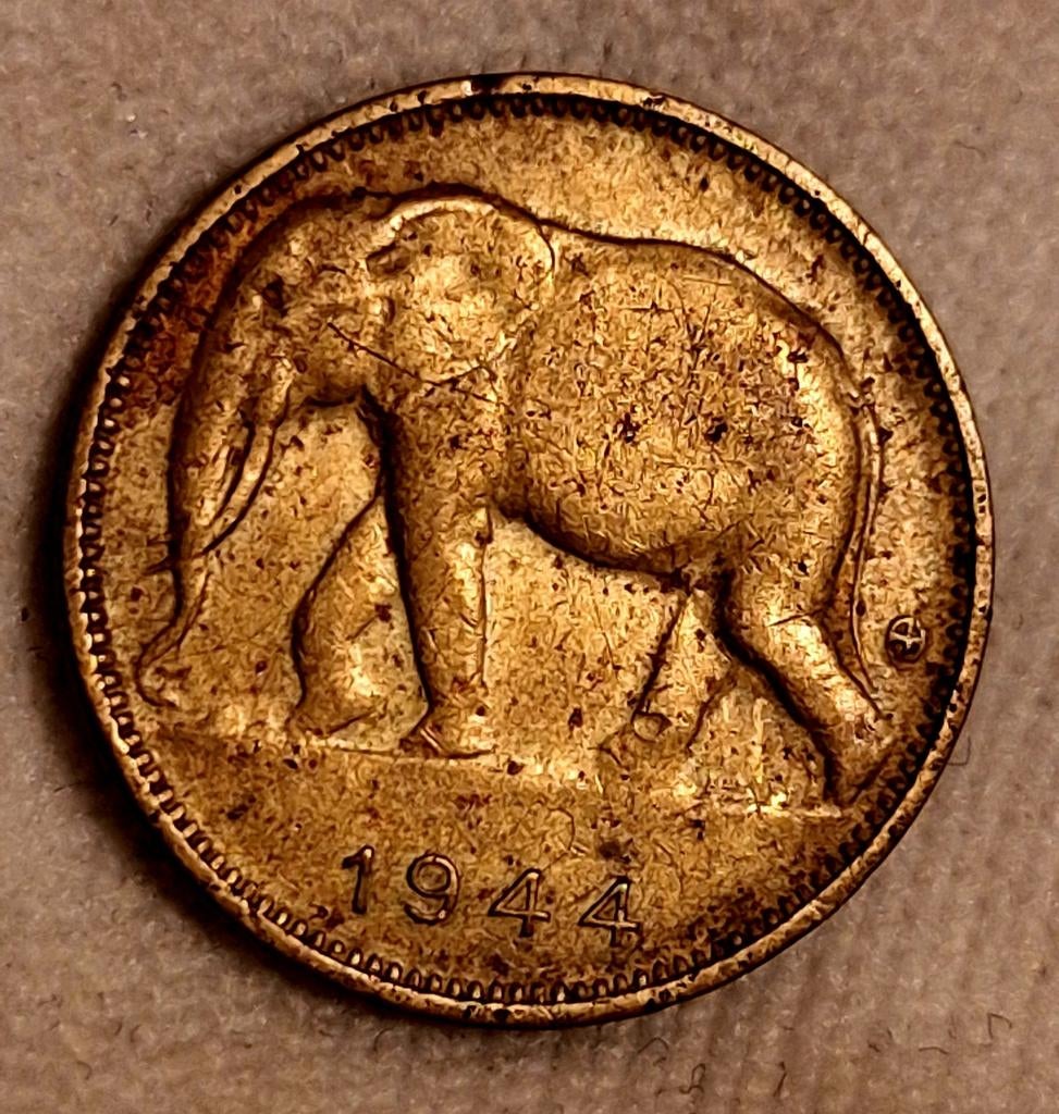 Koloniale valuta 1 Fr. 1944 Belgische Congo, Envoi