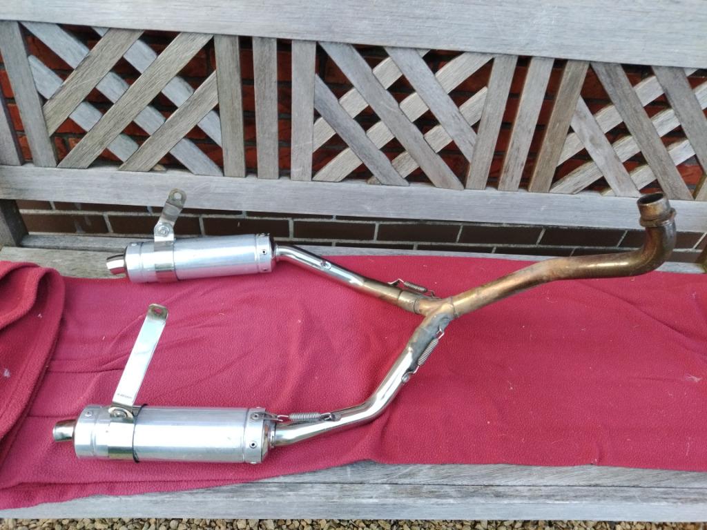 Dubbele uitlaat voor Monkey  - Gorilla, Ophalen of Verzenden, Gebruikt, Uitlaat