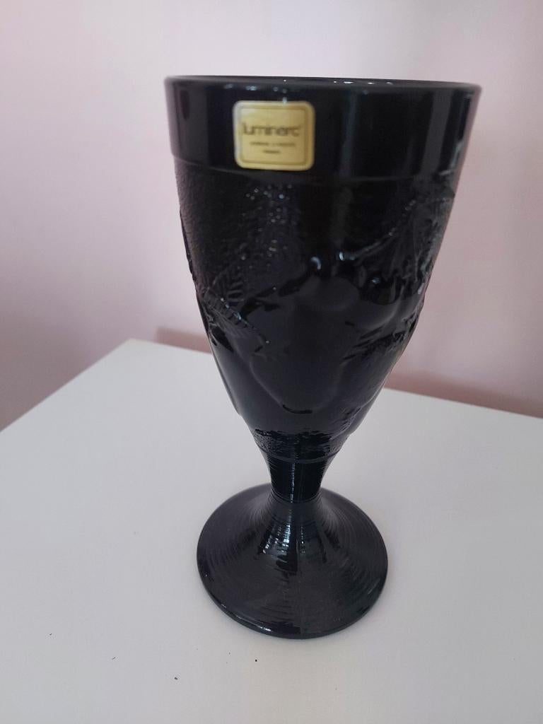 Verre noir Luminarc, Maison & Meubles, Cuisine | Vaisselle, Comme neuf, Verre ou Verres, Verre, Enlèvement