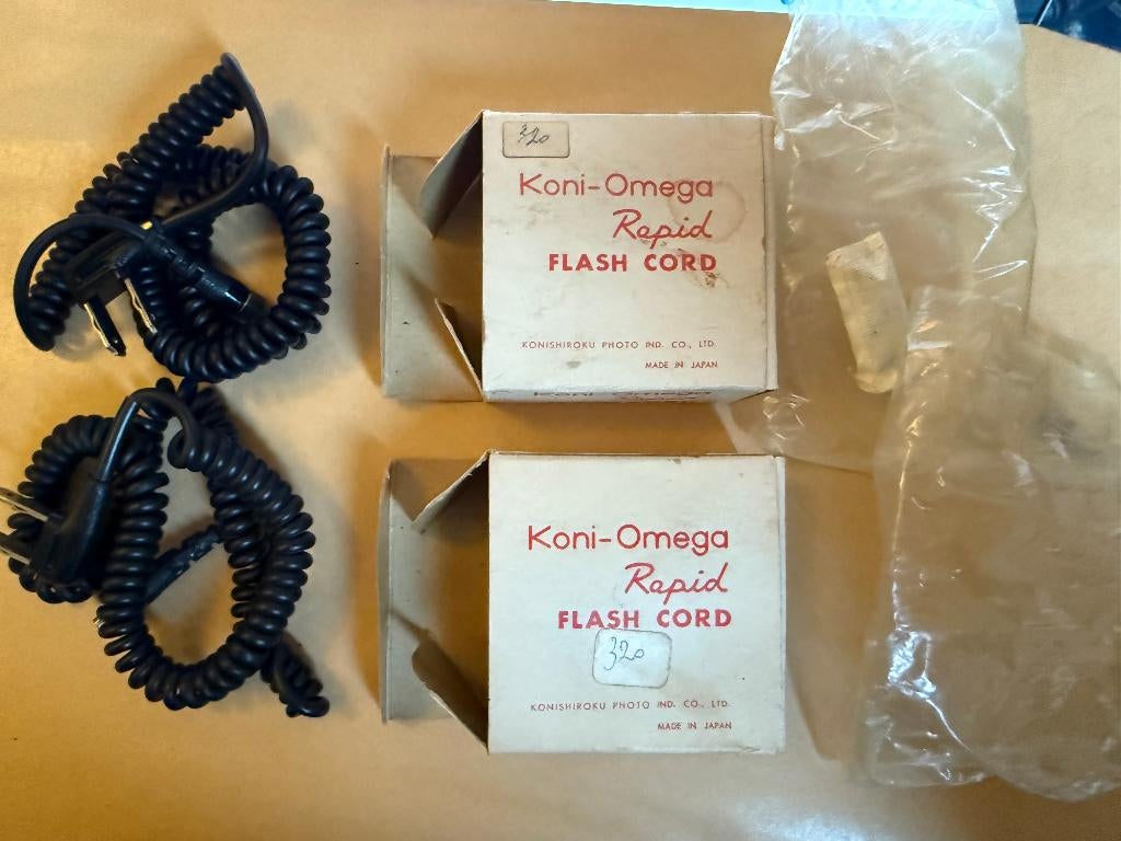 vintage Koni-Omega Rapid flitskabels (model 320), Verzenden, Nieuw