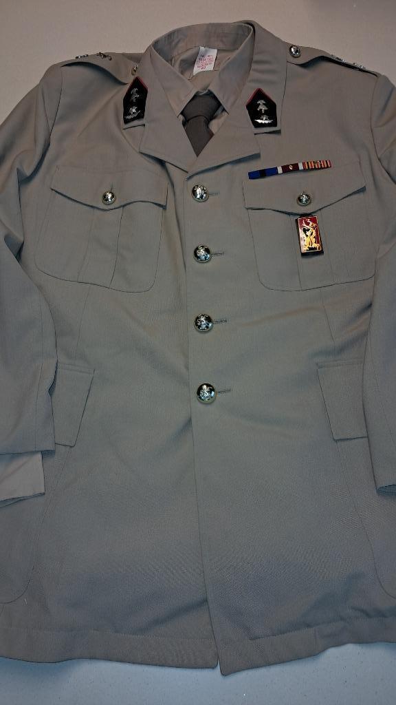 BELGIQUE - ABL - ADJUDANT CHEF 3 BN GENIE - ETE - 1974, Collections, Enlèvement ou Envoi, Armée de terre, Vêtements ou Chaussures