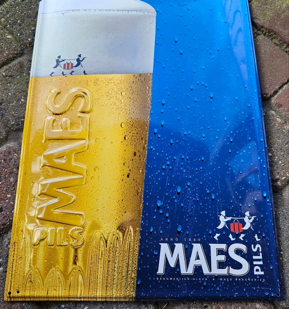 Panneau publicitaire en métal Maes Pils
C'est un moi, Collections, Enlèvement ou Envoi, Comme neuf