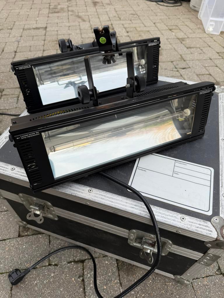 set van 2 Briteq BT Strobe 1500 stroboscopen, Muziek en Instrumenten, Licht en Laser, Ophalen, Zo goed als nieuw
