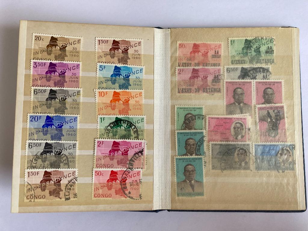 Petite collection de timbres du "Katanga" & du Congo, Timbres & Monnaies, Enlèvement ou Envoi, Autres pays