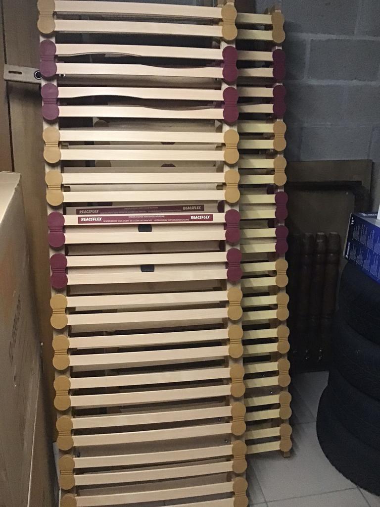 2 x lattenbodem 70 x 200 cm, Ophalen, 70 cm of minder, Tweepersoons, Zo goed als nieuw