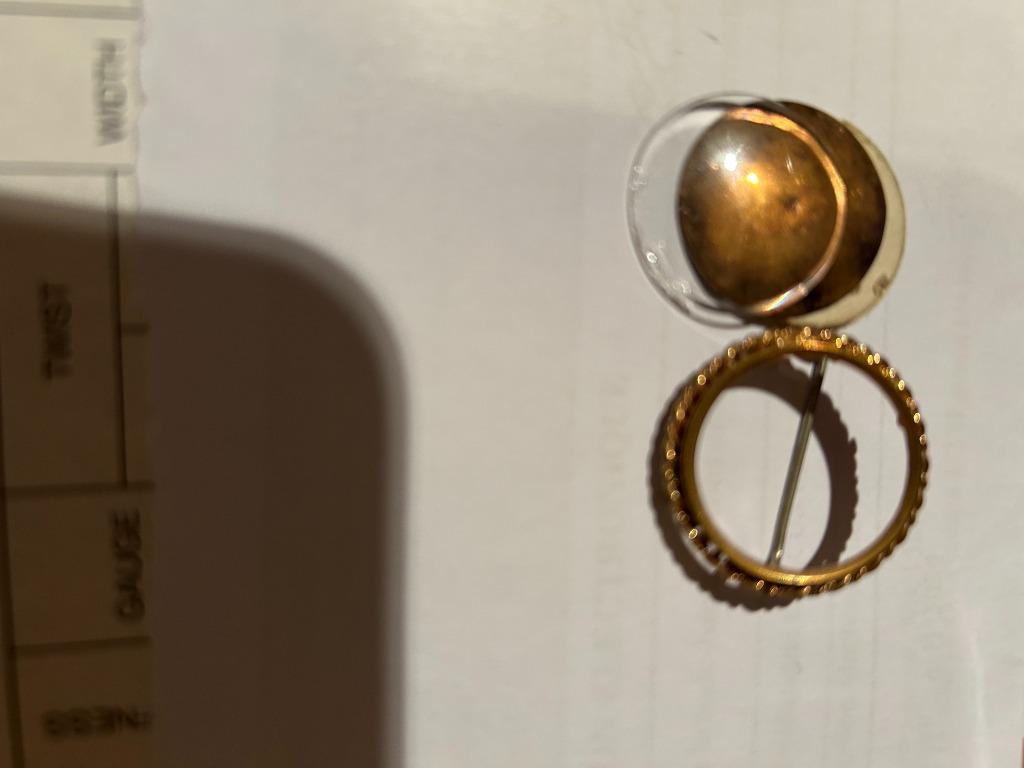 bijoux anciens cuivrés (broches), Bijoux, Sacs & Beauté, Enlèvement ou Envoi, Utilisé, Moins de 4 cm, Cuivre