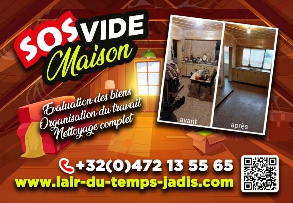 Sos vide maison de la cave au grenier., Enlèvement