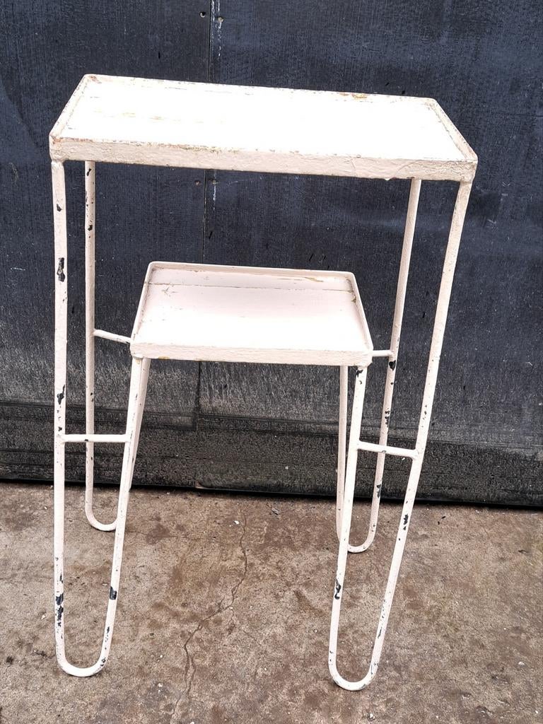 Tafel tafeltje vintage planten tafeltje, Verzenden