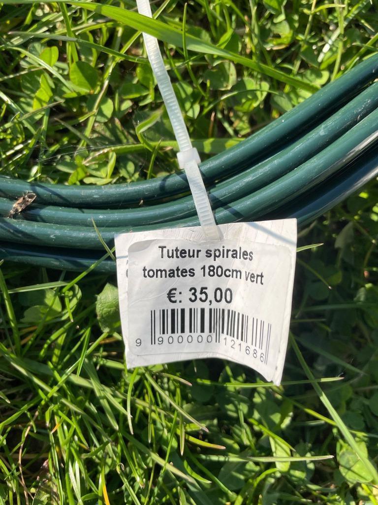 5 TUTEURS TOMATES 180 CM SPIRALES, Jardin & Terrasse, Plantes | Jardin, Enlèvement